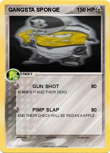 gangster stewie. Pokemon GANGSTA SPONGE