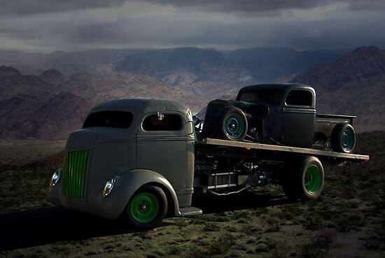 1940 Ford COE Roll Back Tow Truck by TeeMack