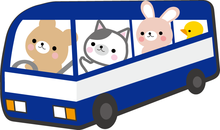 バスのイラスト 無料イラスト フリー素材