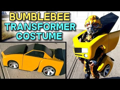A Clever Bumblebee Transformer Costume