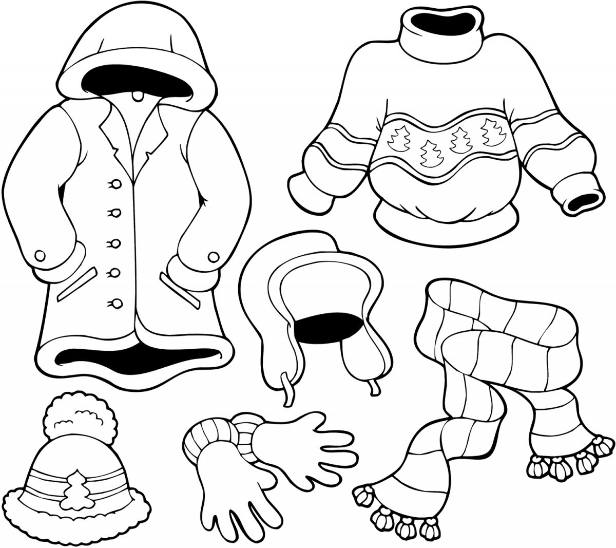 Winter Season Coloring Pages | Crafts and Worksheets for ...