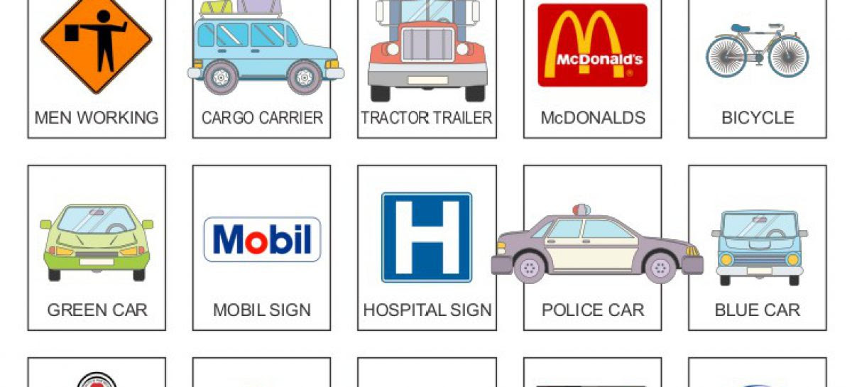 Printable Road Trip Scavenger Hunt | Free Kids Crafts
