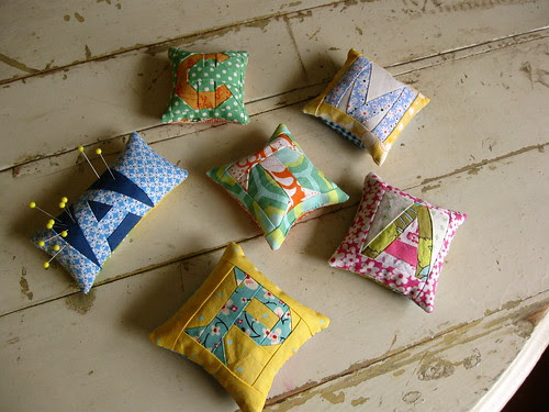 initial pincushions