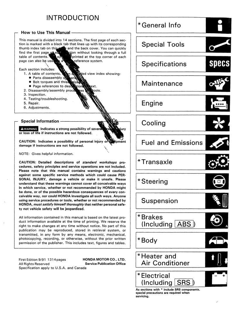 HONDA CIVIC SI SERVICE MANUAL PDF