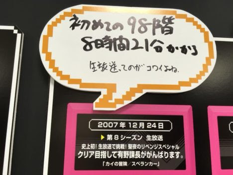 レポート 15年の歴史を振り返る ゲームセンターcx 15周年展 がhmv Museum仙台にて開催中 Vsmedia
