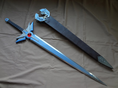 ダイの剣風金属モデル100cm 開閉ギミック鞘ver 武具庫 武器工房ギルガメッシュ