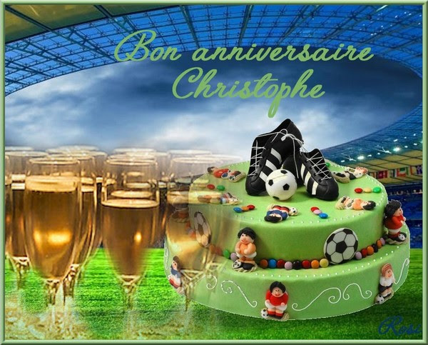 Bon Anniversaire Christophe Theme Football