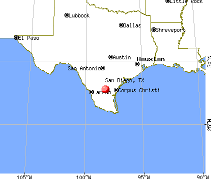 San Diego Tx Map San Diego, Texas (TX 78384) profile: population, maps, real estate 