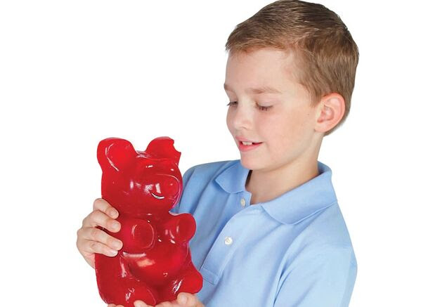 Giant Gummy Bear + Liquid Nitrogen + Shotgun = Magic