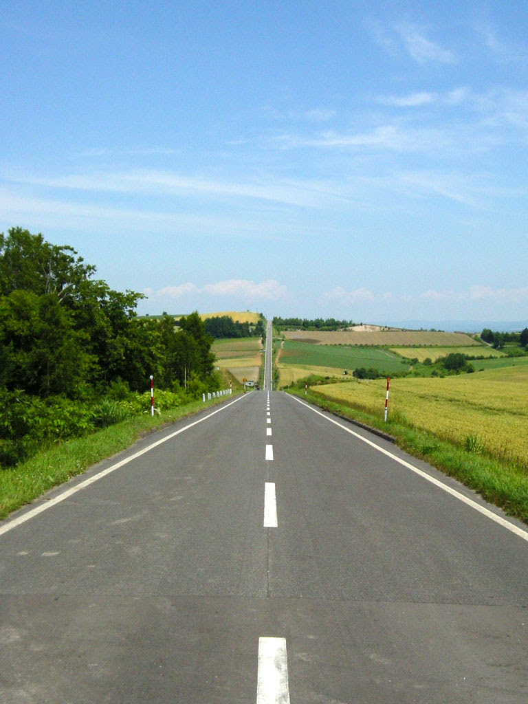 ジェットコースターの道 北海道無料写真素材 Do Photo