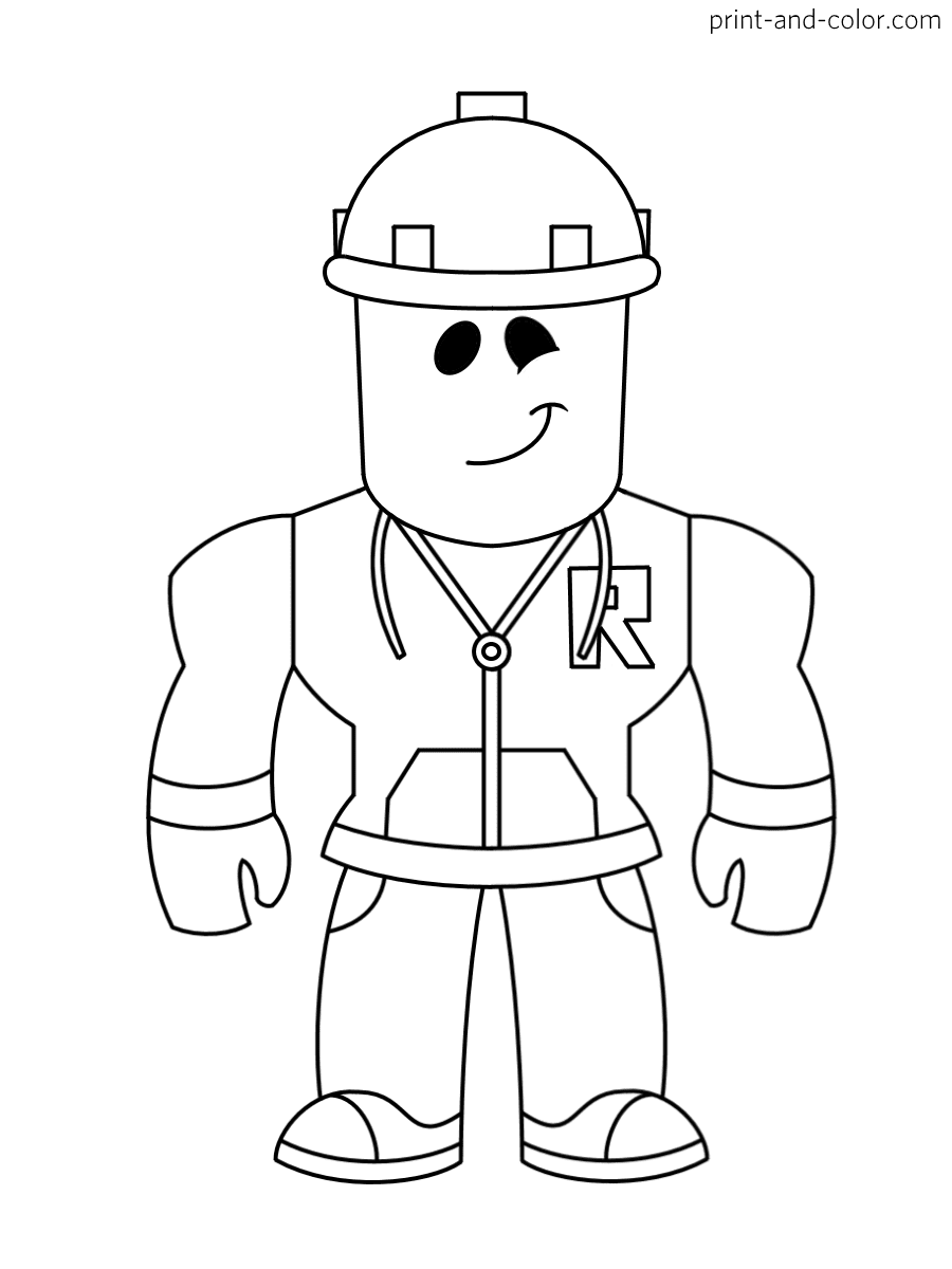 New Free Roblox Coloring Pages Coloring Pages