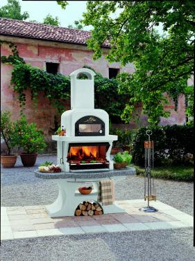 Gartengrill mit ofen - Klimaanlage und Heizung zu Hause