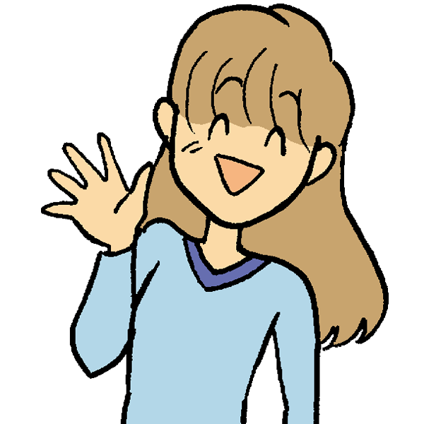 手を挙げる女の子のイラスト かわいいフリー素材が無料のイラストレイン