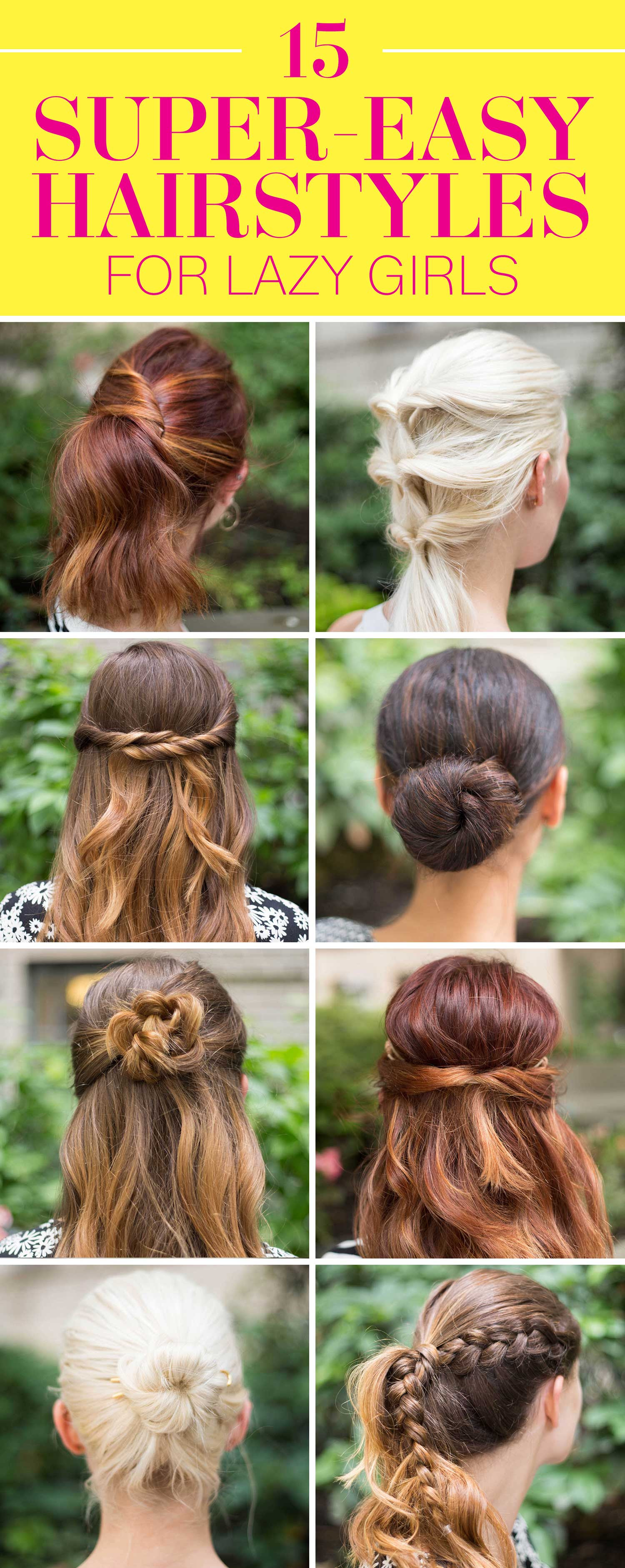 15 Super Easy  Hairstyles  for Girls in 2021 Three Step 