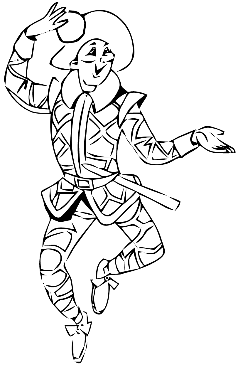 Dessin une belle image de carnaval   colorier