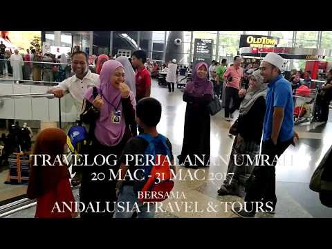 VIDEO : travelog perjalanan umrahku - 20 mac - 31 mac 2017 - kenangan terindah di makkah dan madinah. group sv20mac bersama andalusia travel & tours. ...