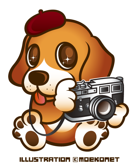 ビーグル犬キャラクターイラスト イラスト制作moekonet