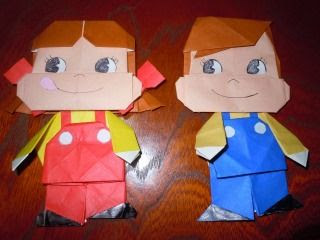 かわいいキャラクター折り紙あそび で折り紙してみる その２ 空飛ぶさかな文芸部