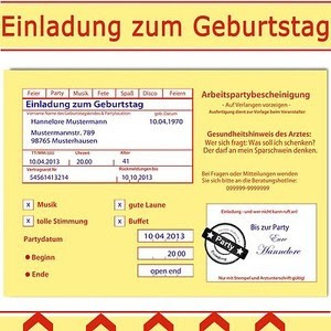 geburtstag reinfeiern englisch