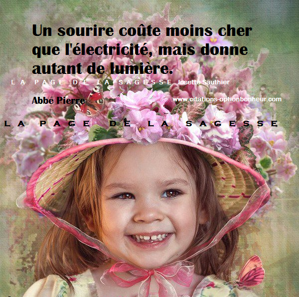 Joli Sourire D Enfant Belle Citation Le Sourire