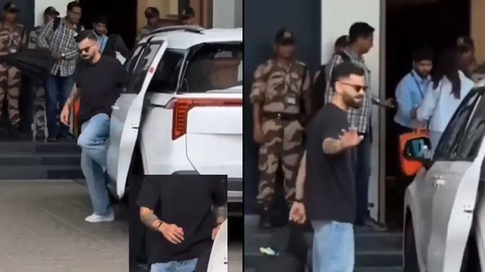 Virat Kohli spotted with 'jaap' counting machine, fans left curious