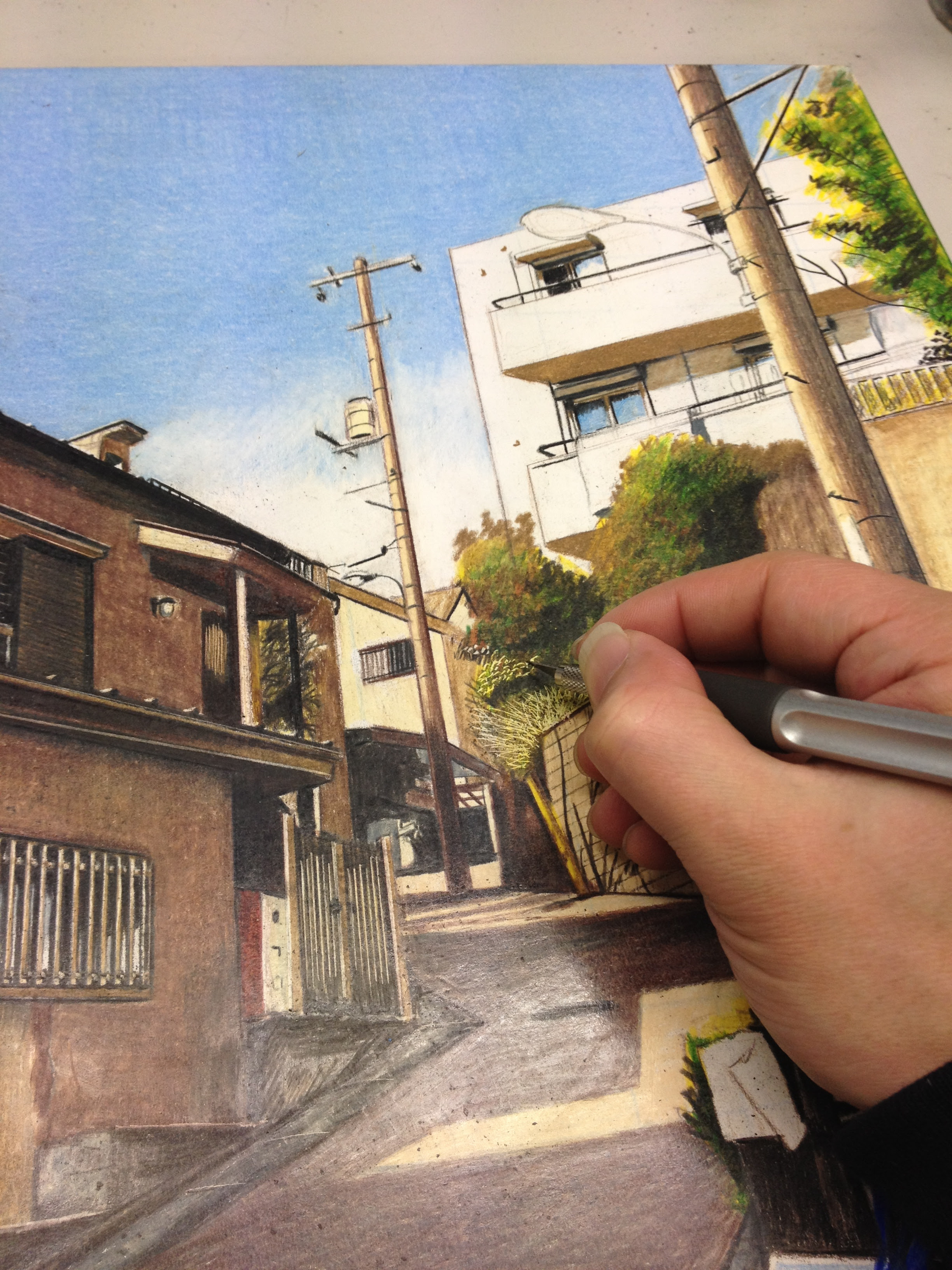Ryota S Works 色鉛筆 風景画はこうやって描いている メイキング最終回
