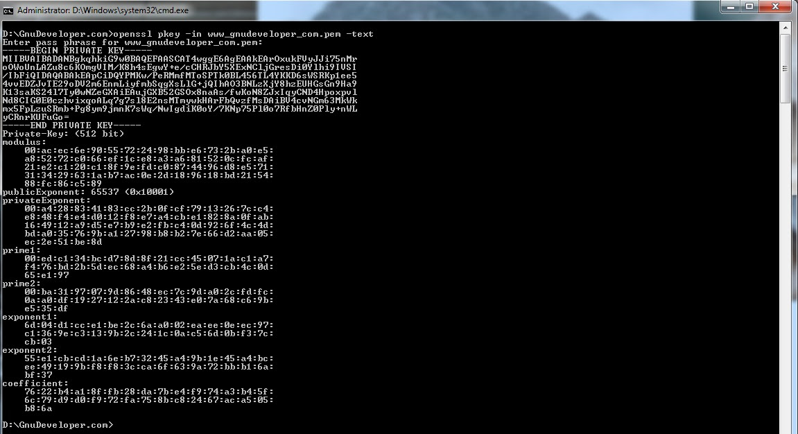 keystore generate keytool rsa using  Cryptography exchange How OpenSSL works  : realtime in Key Keytool, GnuDeveloper.com RSA
