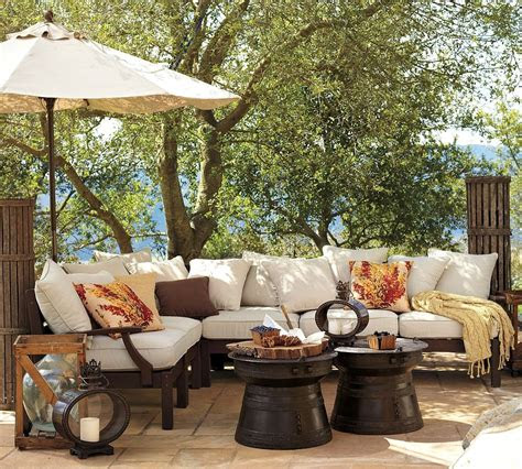 outdoor garden furniture  pottery barn