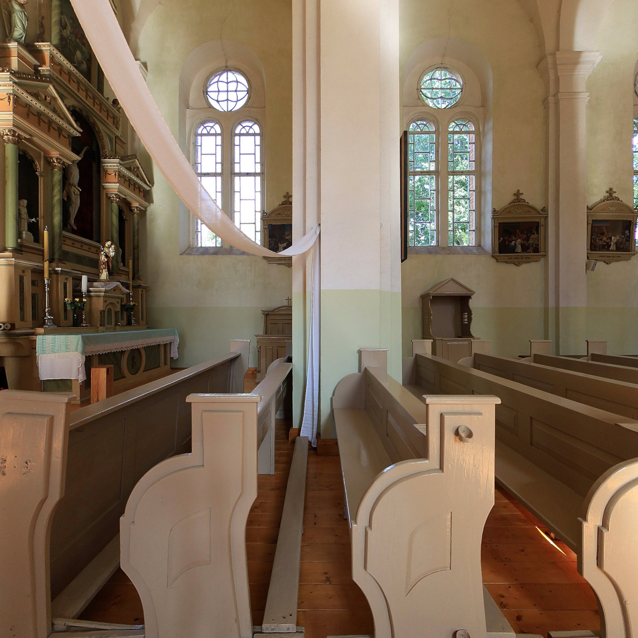 Vadzgirisセントジョセフ教会 パノラマ Panoramas