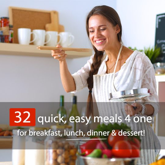 Don't be scared of cooking for one! Check out these quick, simple recipes for breakfast, lunch and dinner...