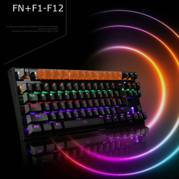 Amazing Gaming Mechanical Keyboard Backlit USB Wired 26 Keys
Anti-ghosting Game Keyboard NK-Shopping