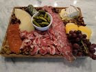 [Homemade] a charcuterie board For the holidays! Featuring capicola, prosciutto, chorizo, in addition to manchego, brie, and herbed goat cheese.