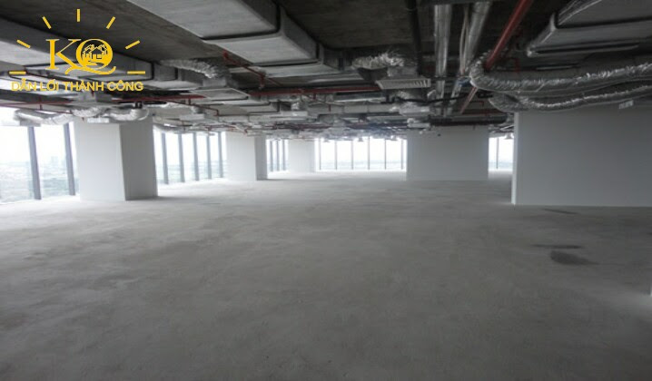 diện tích văn phòng trống bên trong tòa nhà lim tower