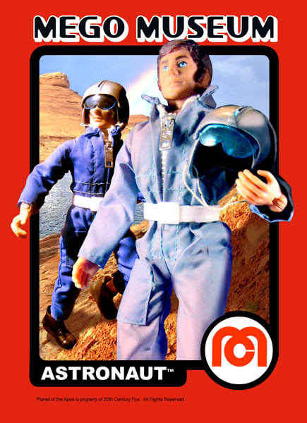 megomuseum Astronaut card from Planet of the Apes
