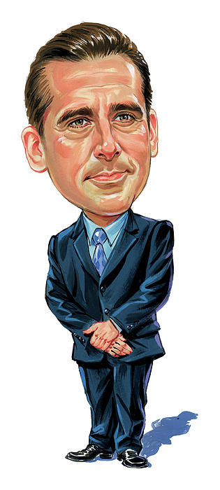 steve carell office. Steve Carell Painting