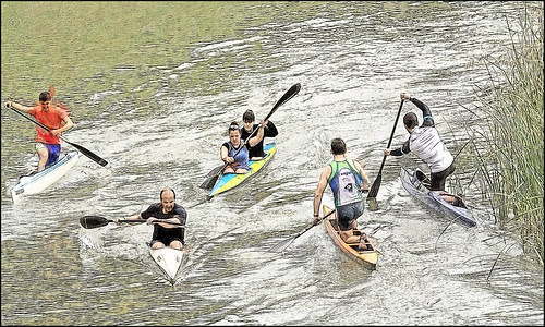 entrenamiento en el río Tajo