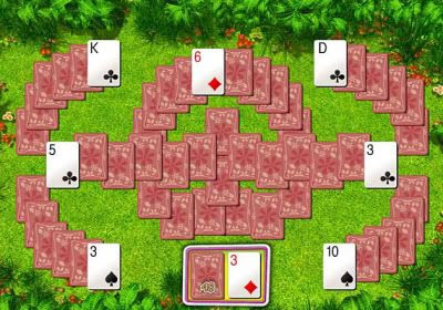 Summer Tri-Peaks Solitaire Game