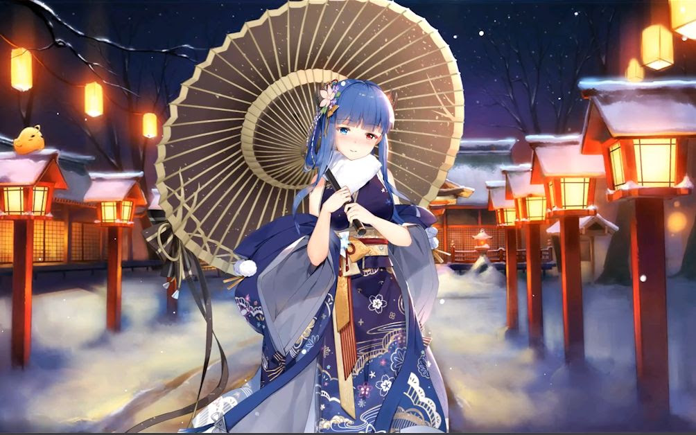 碧蓝航线 伊吹 浴衣live2d鉴赏 哔哩哔哩 つロ干杯 Bilibili