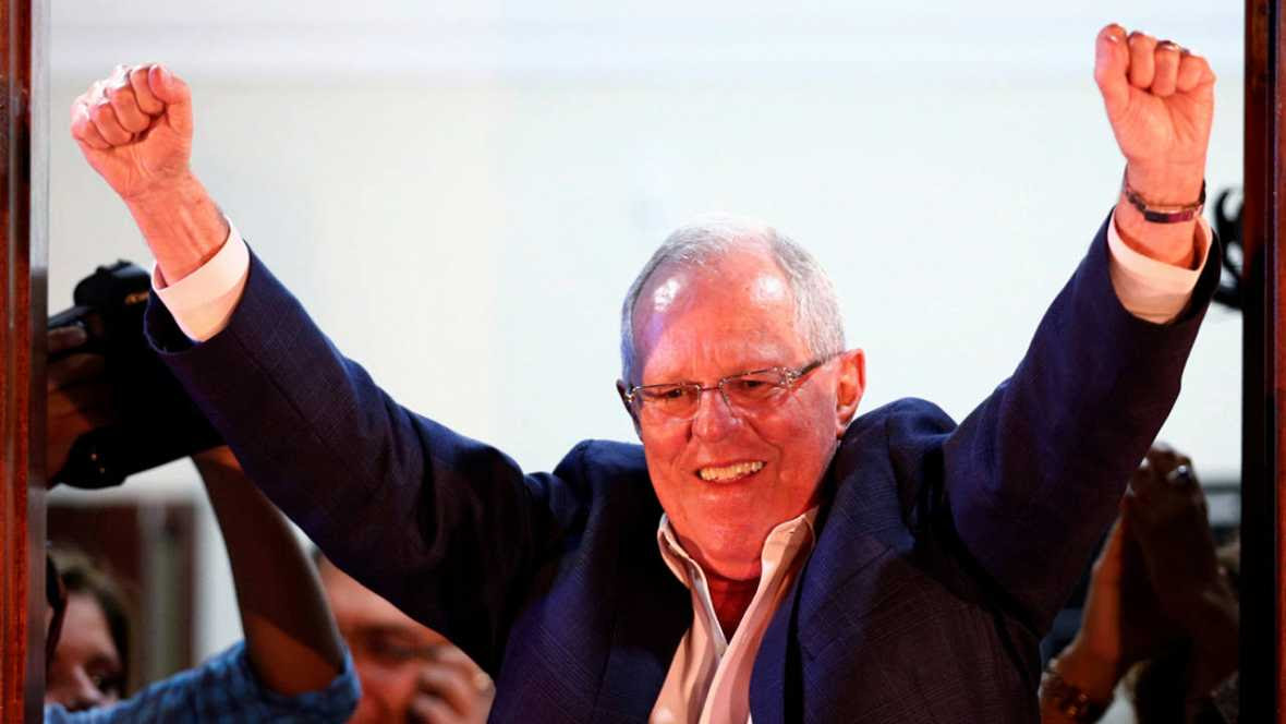 PERU: Kuczynski obtiene ventaja sobre Fujimori con la mitad voto escrutado