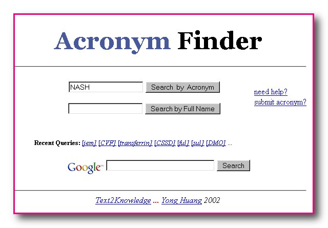 All Acronyms