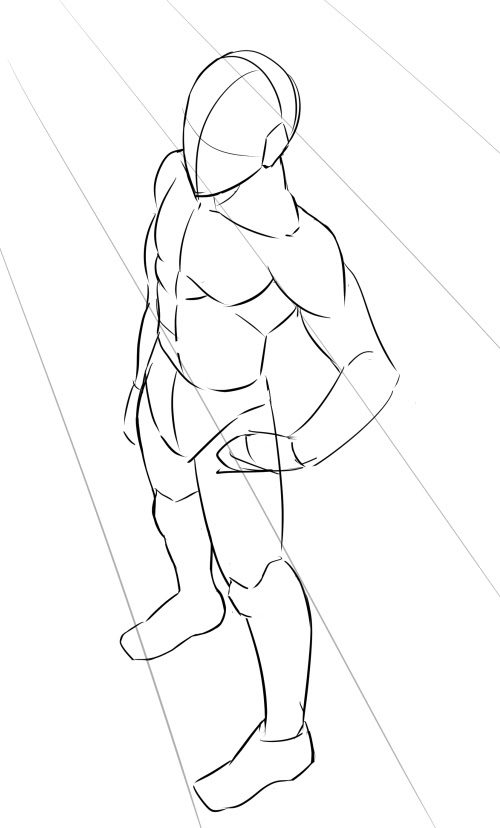 イラストの構図 俯瞰 アイレベル あおりについて