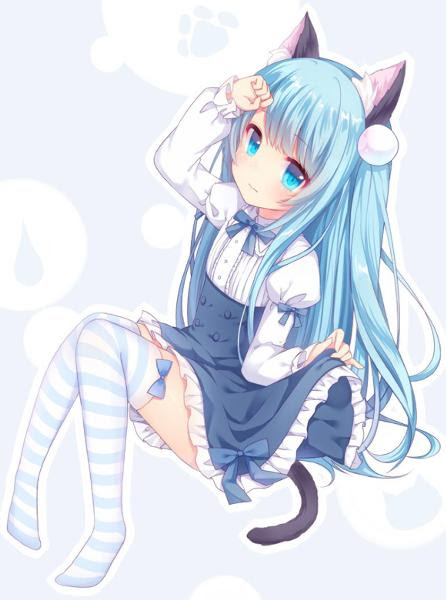 昨日から飼い猫のクロの姿が見えず かわりにこの女の子がいる 仕草がクロに似てるが 16年06月06日のイラストのボケ ボケて Bokete