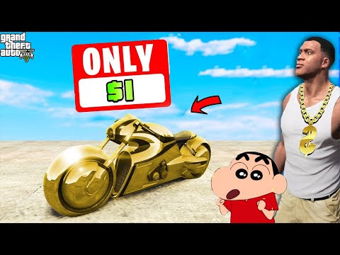 GTA5 But EVERYTHING IS ONLY $1 || Shinchan & Franklin Become Richest Person || Varun the gamer 2.0