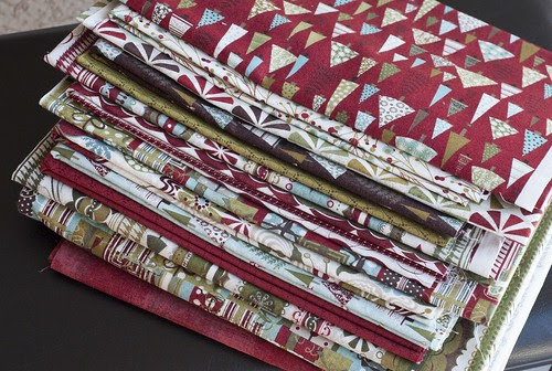 Getting ready to make my Figgy Pudding Swoon quilt