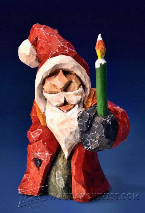 Santa Carving - Wood Carving Patterns • WoodArchivist