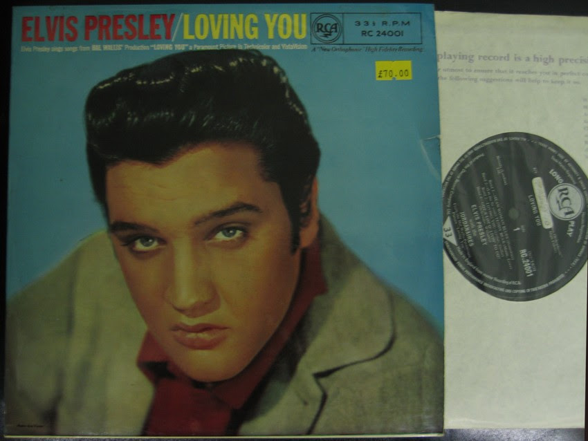 elvis presley lp drawing