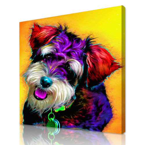 Customized Pop Art Dog Portrait - Redogulous.com