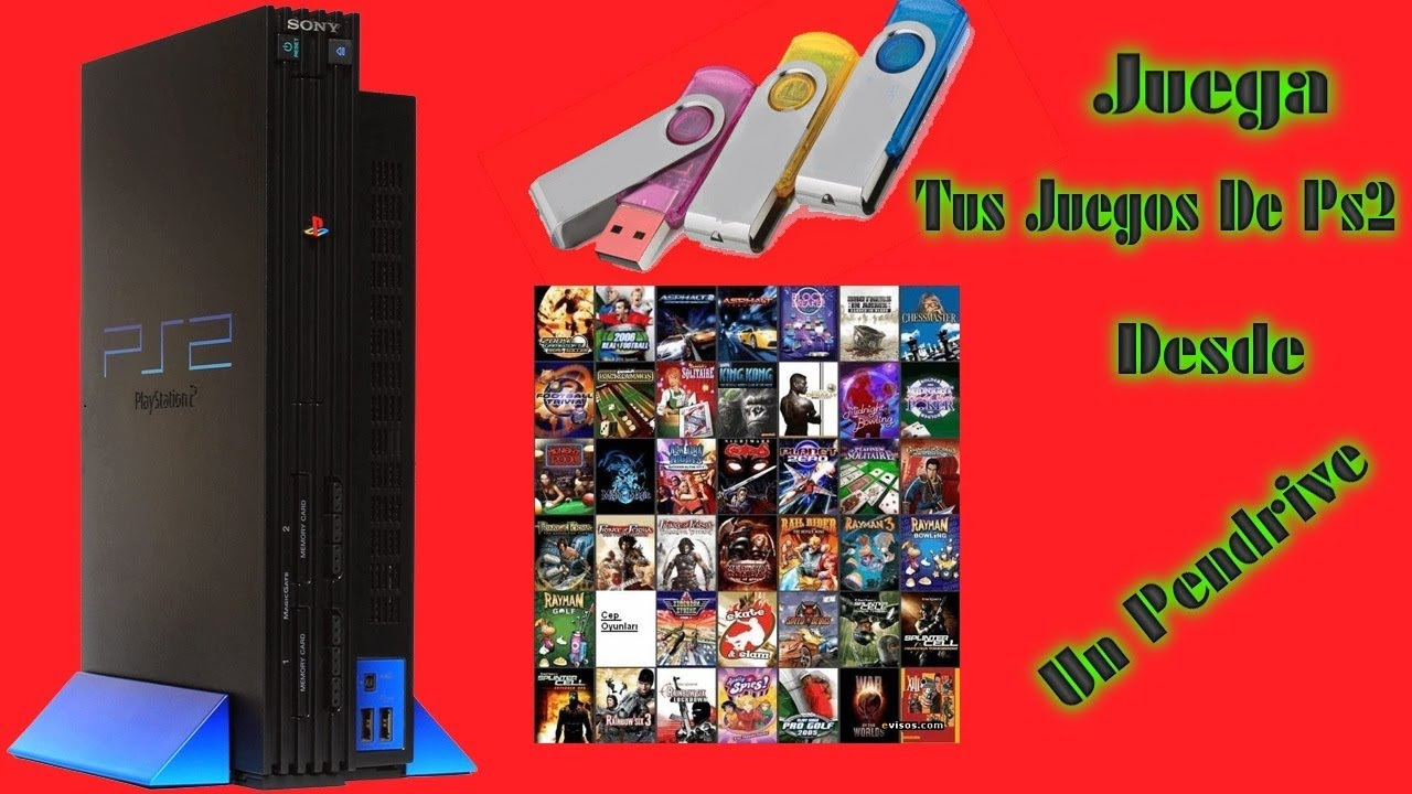 como jugar juegos de ps2 desde una usb o pendrive - YouTube