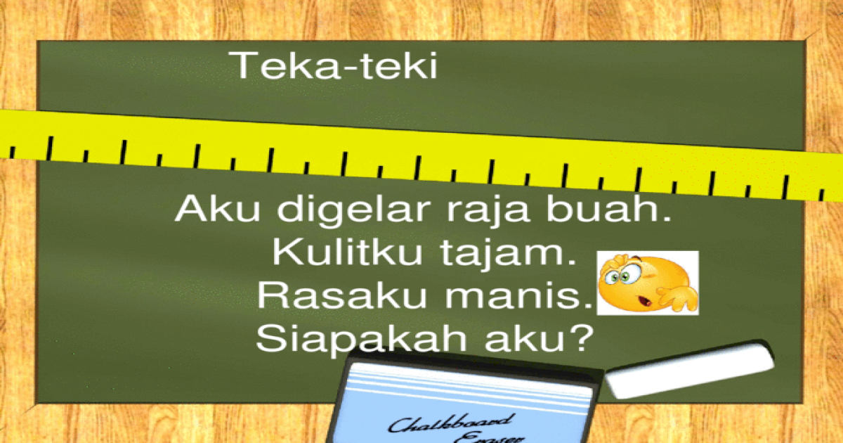 jawapan susun kata nama buah  David Dickens