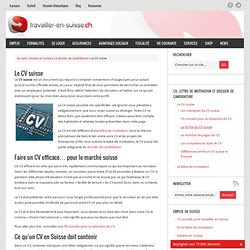 Resume Format: Cv Lettre Motivation Suisse